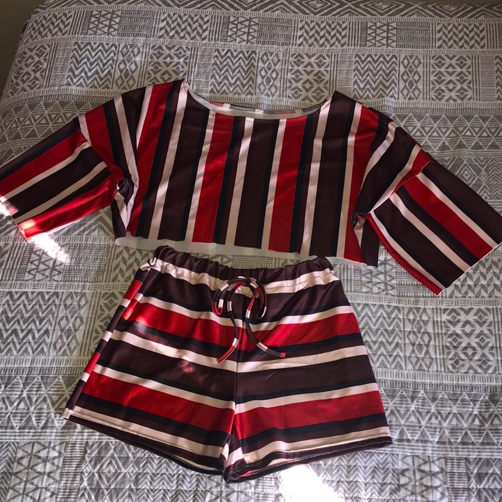 Lovely wholesale shorts two piece